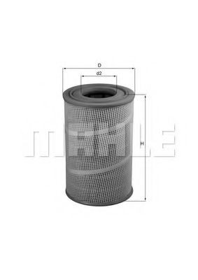 Купити LX5601 Mahle Original Автомобільний фільтр повітря